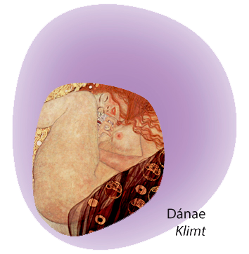 imagen del cuadro Danae pintado por Klimt. albantapsicologia.es